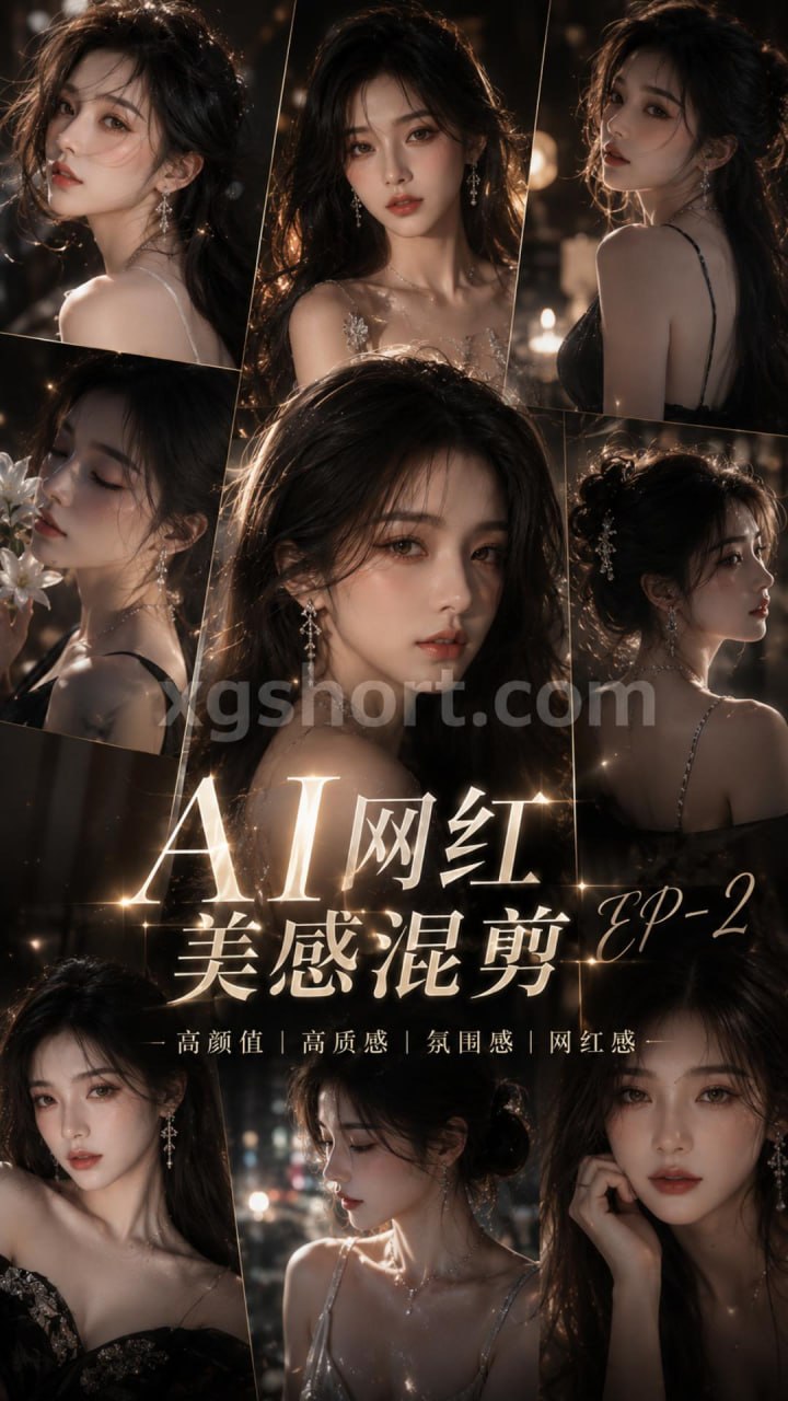 《AI网红美颜感音画混剪》EP-2