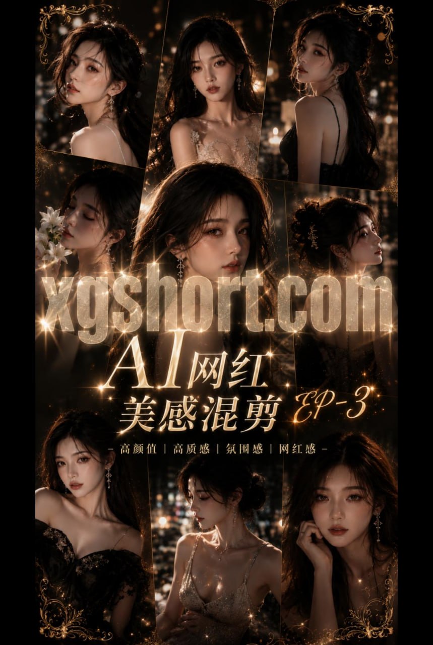 AI网红美颜感音画混剪EP-3